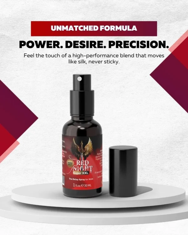 RED Night Delay Spray for Men – 240 Sprays | Long Lasting Intimacy