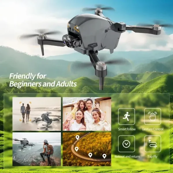 S177 RC Mini Drone with 8K Camera & Obstacle Avoidance