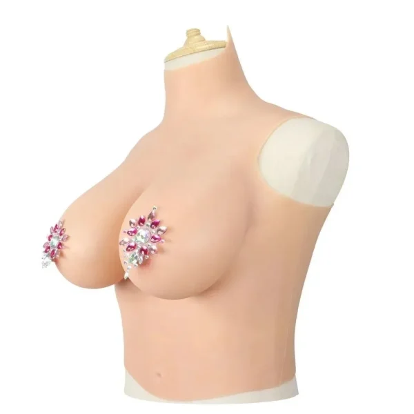 Silicone Bodysuit with C–E Cup Breast Forms | Crossdresser & Cosplay