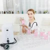 Woman using vacuum cupping massager for body shaping at home (2).