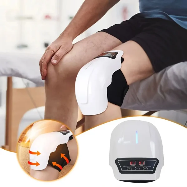 Wireless Heated Knee Massager with Heat Therapy & Vibration