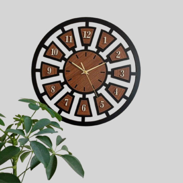 Buy Wooden Wall Clock Online in Pakistan – Elegant Decor | Tiktik