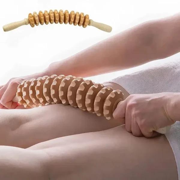 Wooden Fascia Massager for Deep Muscle Relief