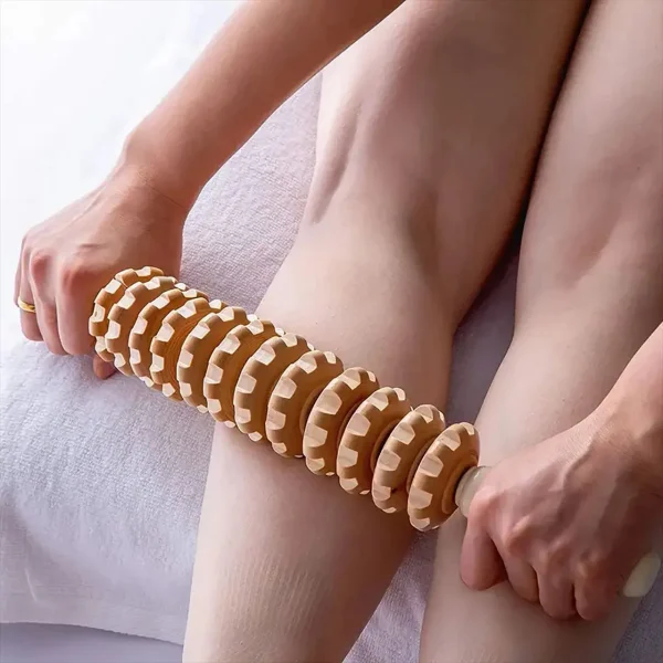 Wooden Fascia Massager for Deep Muscle Relief