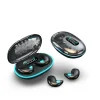 Invisible X55 wireless sleep earbuds next to a pillow and phone (3).