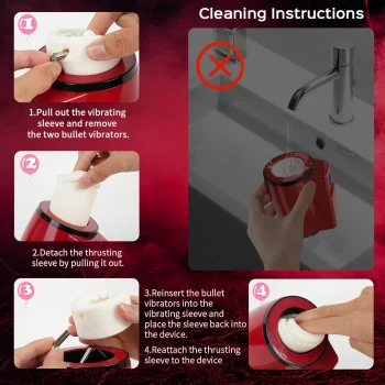 YUKZEN automatic thrusting Blowjob and rotating blowjob stroker with soft dual sleeves for men (4).