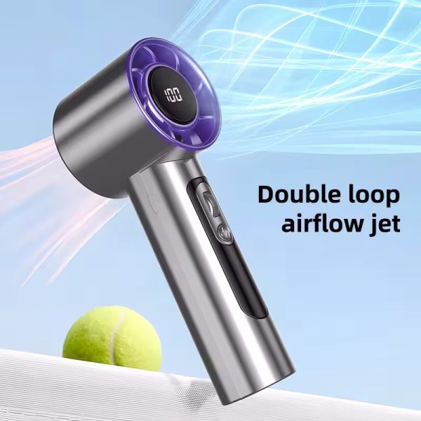 The mini Compact Digital Fan: Adjustable Cooling Power